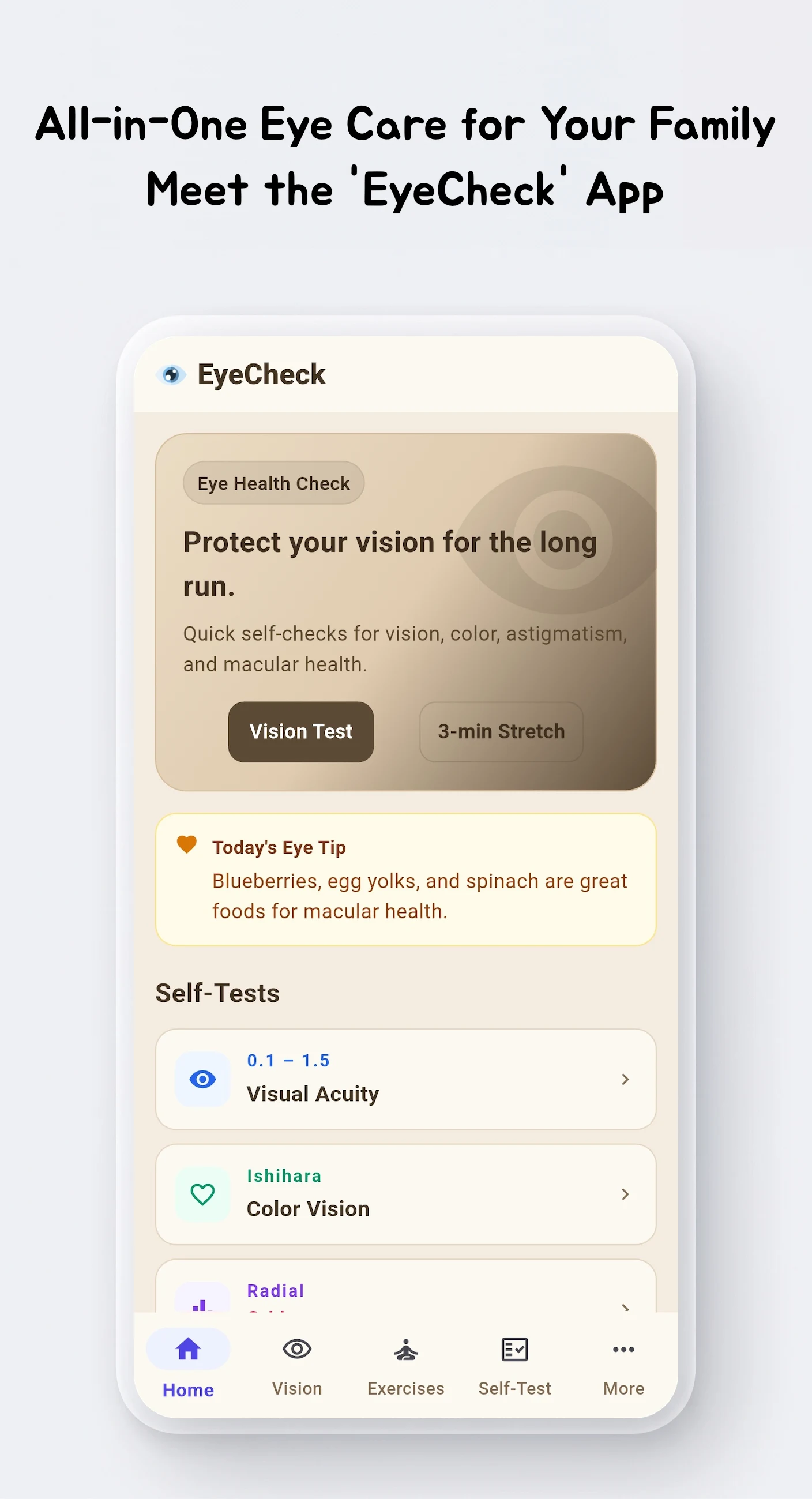 EyeCheck: Eye Test Vision Care screenshot